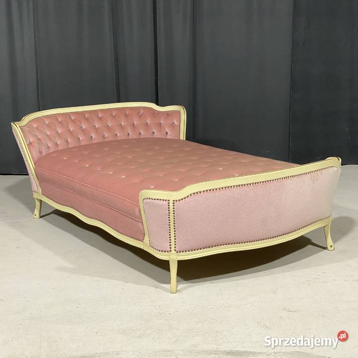 Łóżko w stylu Ludwika XV ecru 120x190 zachodniopomorskie