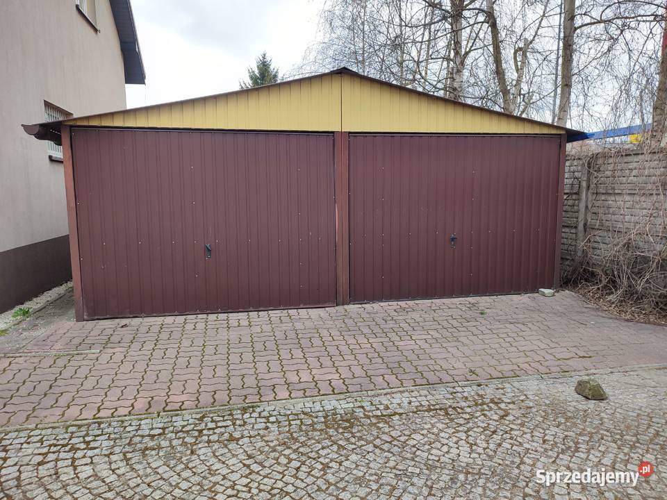 Garaż Blaszany DWUSTANOWISKOWY 591m x 755m Bramy Kielce