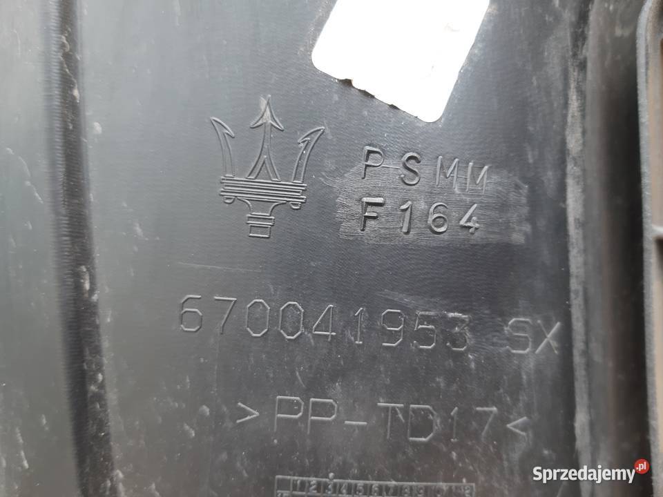 MASERATI LEVANTE ZDERZAK PRZÓD PRZEDNI KRATKA zderzaki Trzciel