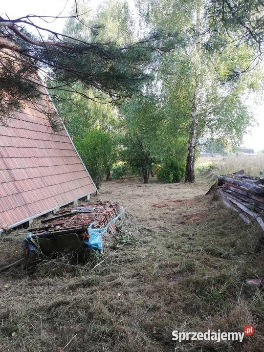 Działka rekreacyjna z budynkiem Słonne