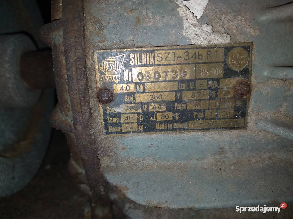 Silnik 4kw wolnoobrotowy Kluczbork