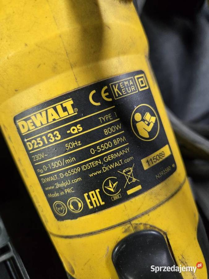 Młotowiertarka DEWALT 800W 26J Laryszów