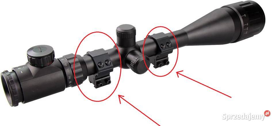 MONTAŻ uchwyt lunety do WIATRÓWKI repliki Nowy Sącz