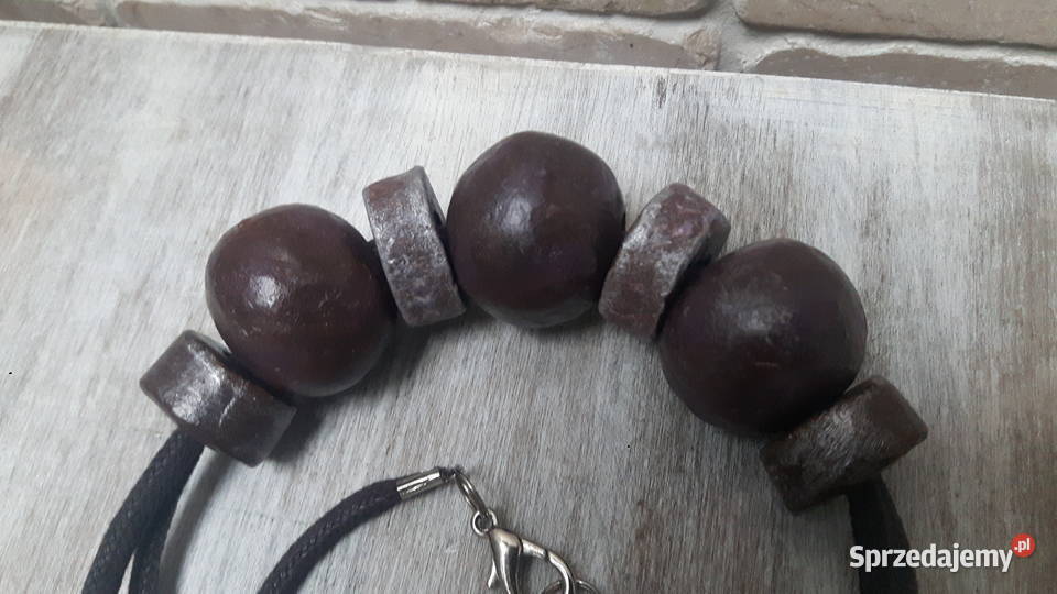 Naszyjnik ceramiczny ręcznie wykonany Naszyjniki Otwock