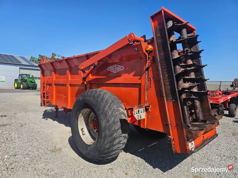 Rozrzutnik Obornika Orange 12 Ton łańcuchy Gąsewo