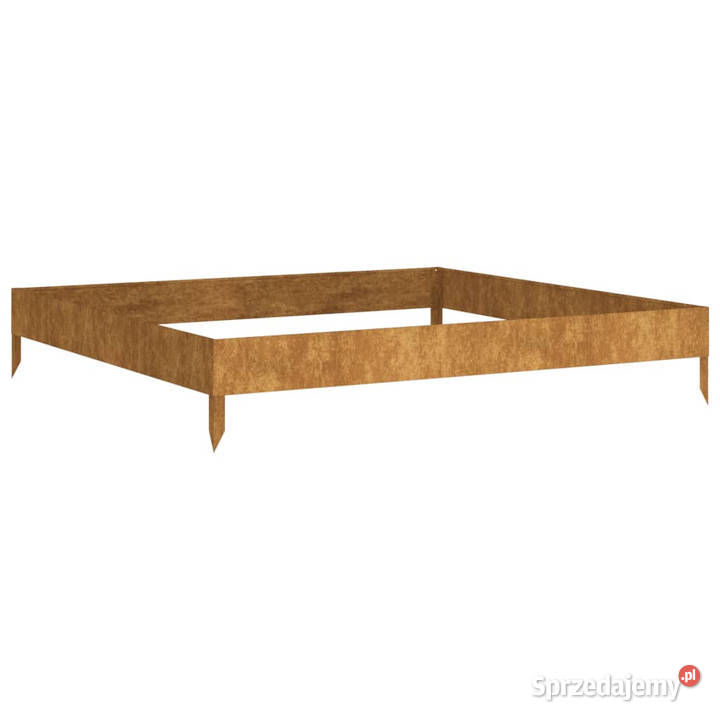 Podwyższona donica 100x100x185 stal kortenowska mazowieckie Warszawa
