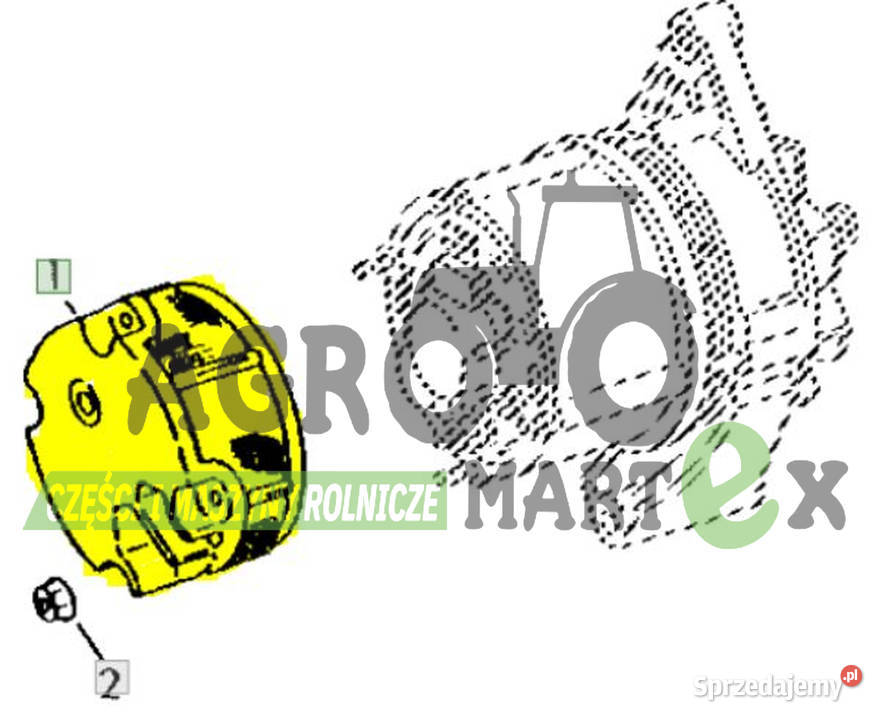 AH138291 OSŁONA ALTERNATORA JD Wichrów sprzedam