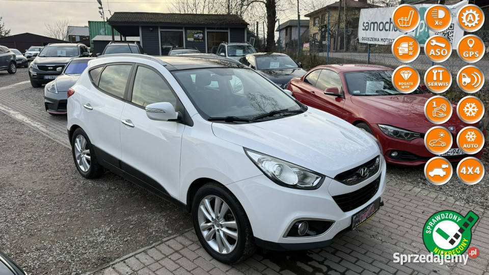 Hyundai ix35 20crdi 4x4 AWD skóry ledy Navi centralny zamek ix35 Gdańsk sprzedam
