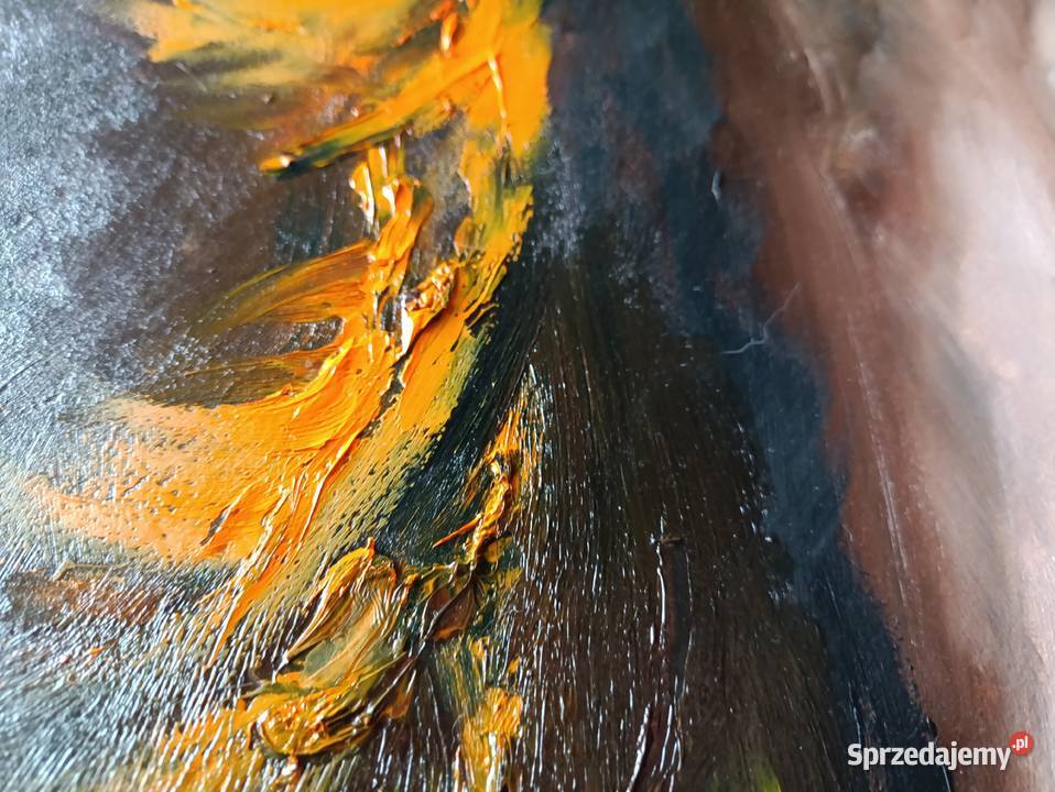 XXL duży obraz olejny Marek Grzegorz Whisper of Malarstwo Poznań sprzedam