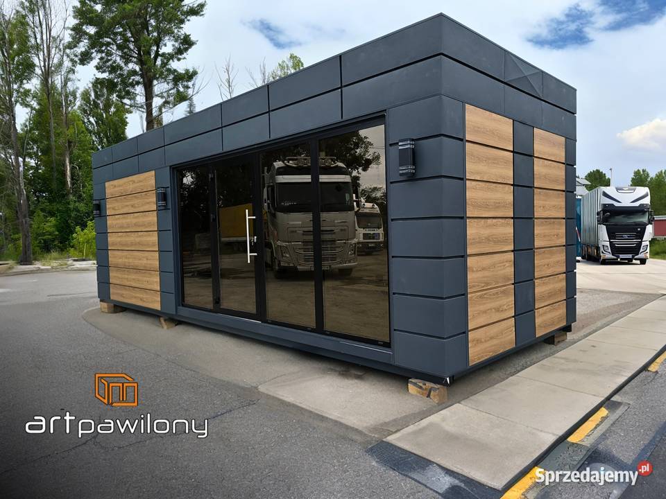 Kontener biurowy 8x3 Handlowy ART Pawilony Kraków