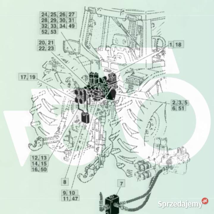 Rozdzielacz hydrauliczny AL75841 Gniazdo Wilkowo sprzedam