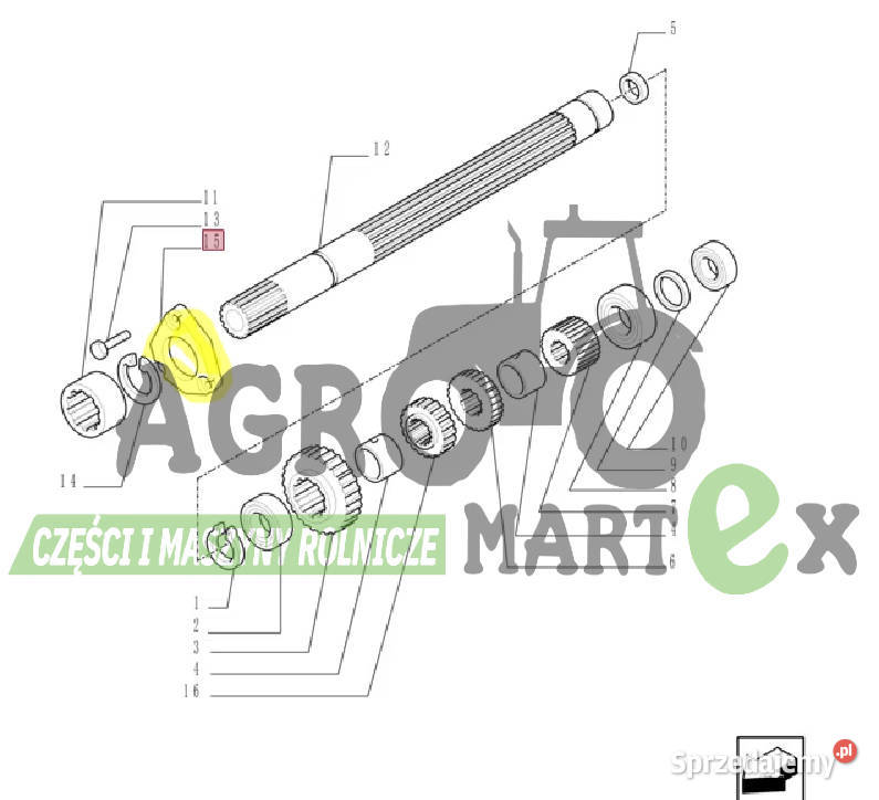 5162671 5117502 POKRYWA CNH