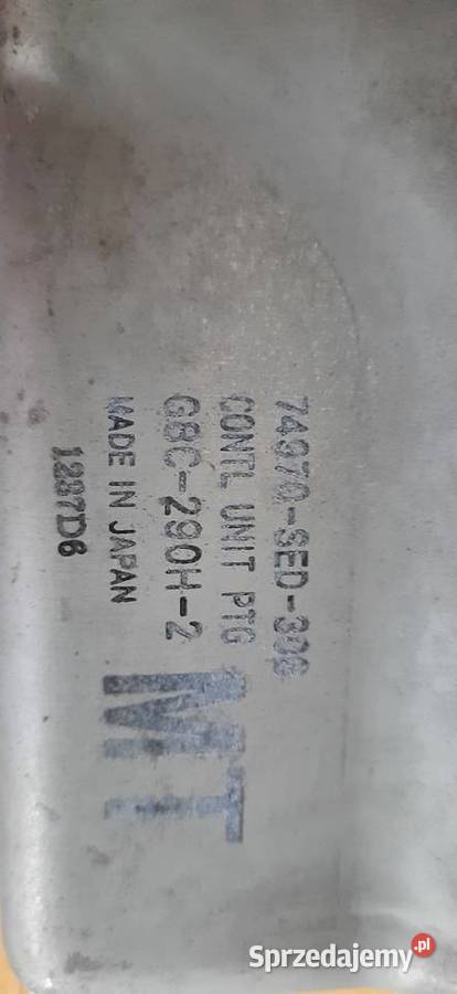 Sterownik klapy bagażnika Honda Accord VII zachodniopomorskie Szczecin