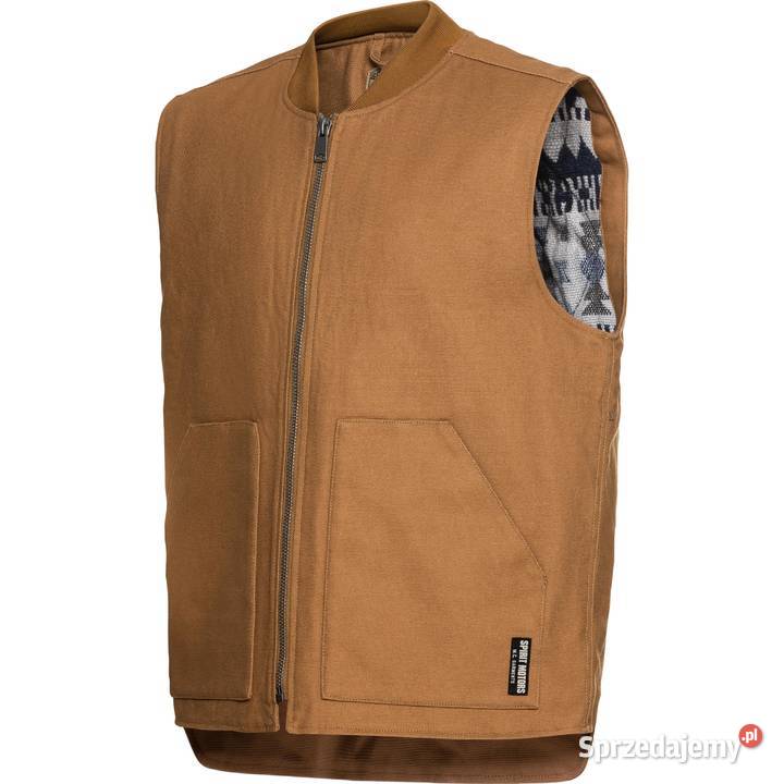 Spirit Motors Canvas Brown kamizelka motocyklowa Kurtki Zielona Góra