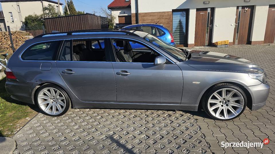 Bmw e61 e60 lift 20d manual 5 welurowa tapicerka śląskie Żory