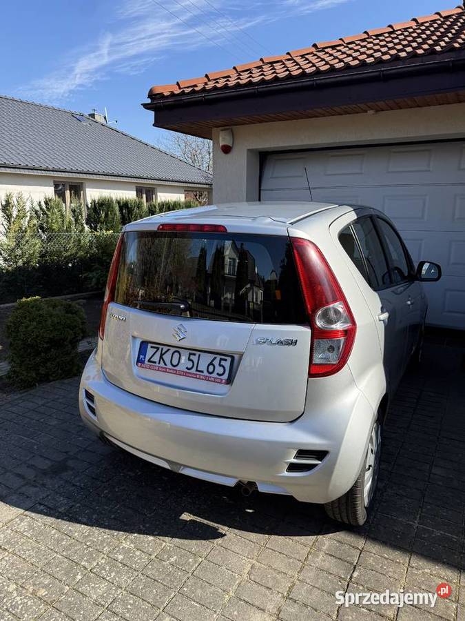 Suzuki Splash 2013 Niski przebieg zachodniopomorskie Koszalin