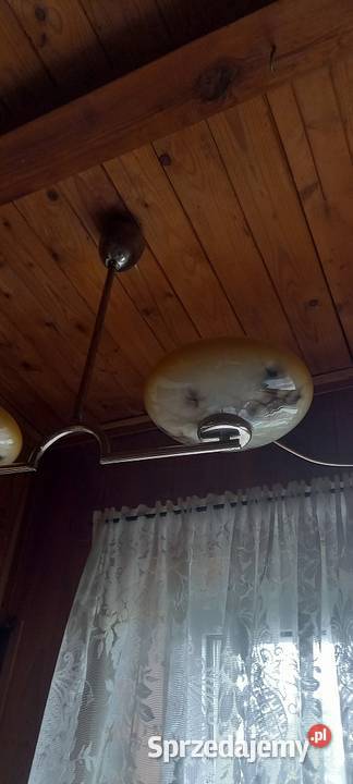 Dwuramienny żyrandol w stylu Art Deco 2 Wysyłka Skierniewice sprzedam