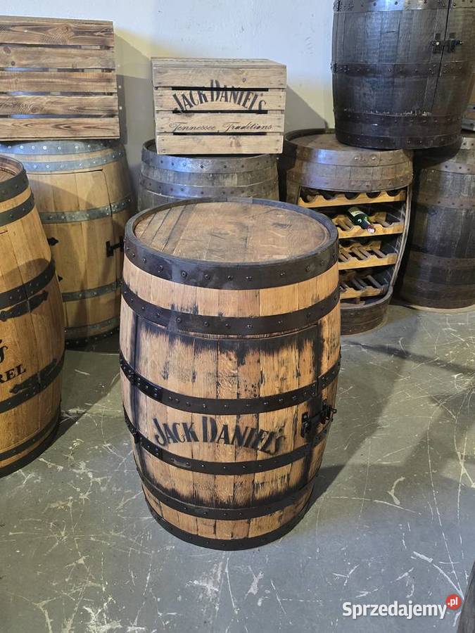 Barek w stylu loftowym z dębowej beczki winie Tczew