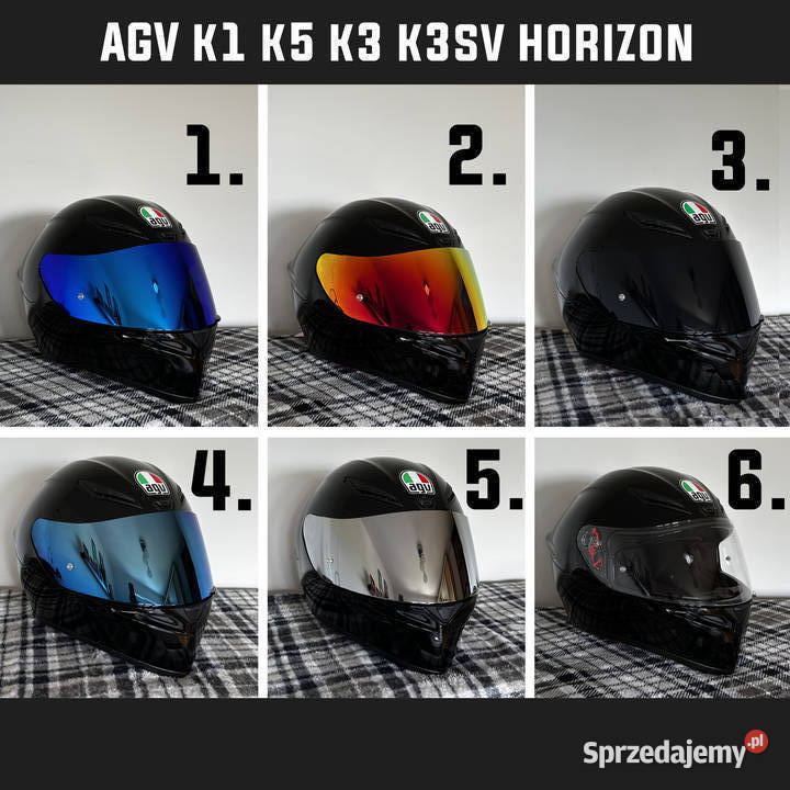Wizjer szybka szyba do kasku AGV K1 K5 K3 SV Skawina sprzedam