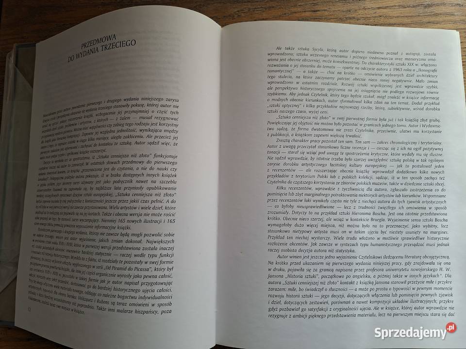 Sztuka cenniejsza niż złoto J Białostocki Kraków sprzedam
