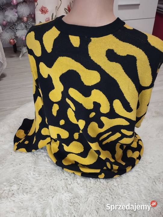 Stylowy Sweter ZARA Abstrakcyjny Wzór 100 Grodzisk Mazowiecki