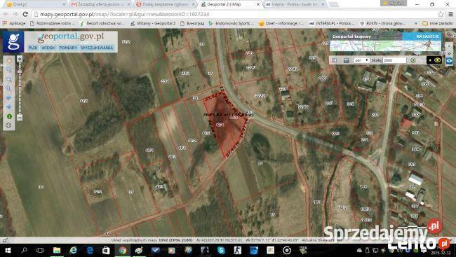 Tulniki 36 ar wydane warunki zabudowy lubelskie sprzedam