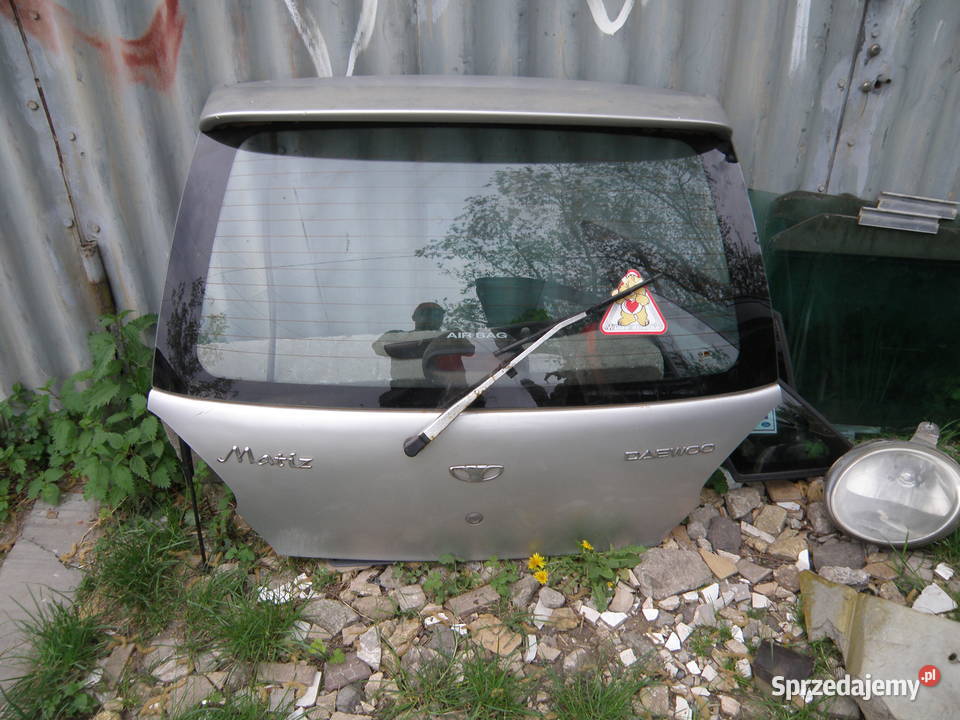 Klapa tylna bagażnika Daewoo Matiz M100 9806 sprzedam