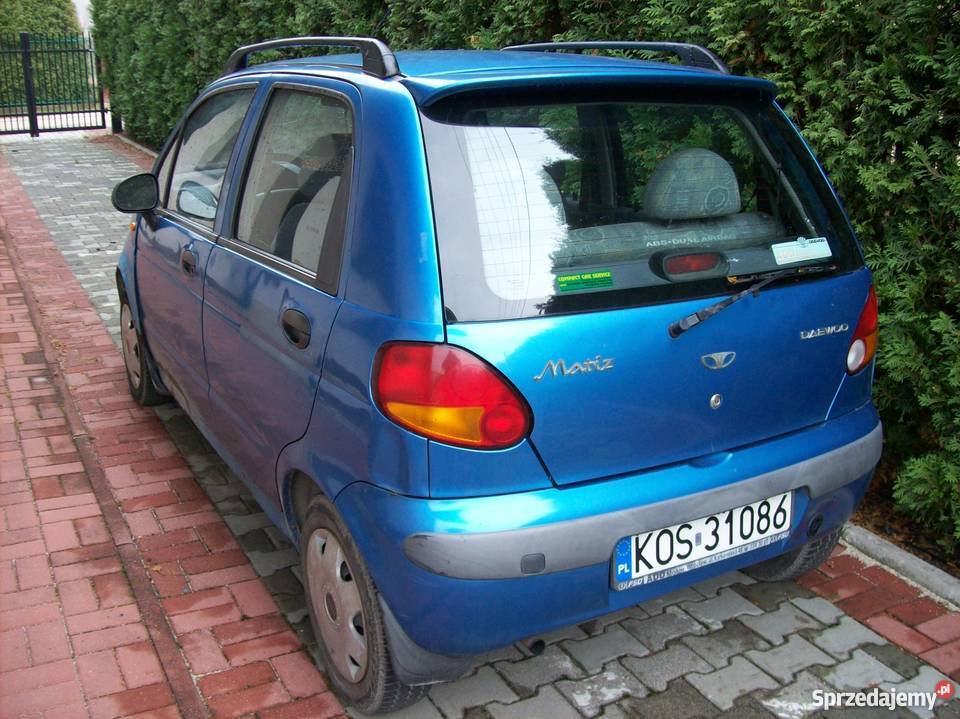 Daewoo MATIZ 2001 Gaz Klima ABS Poduszki Sprawny Kęty