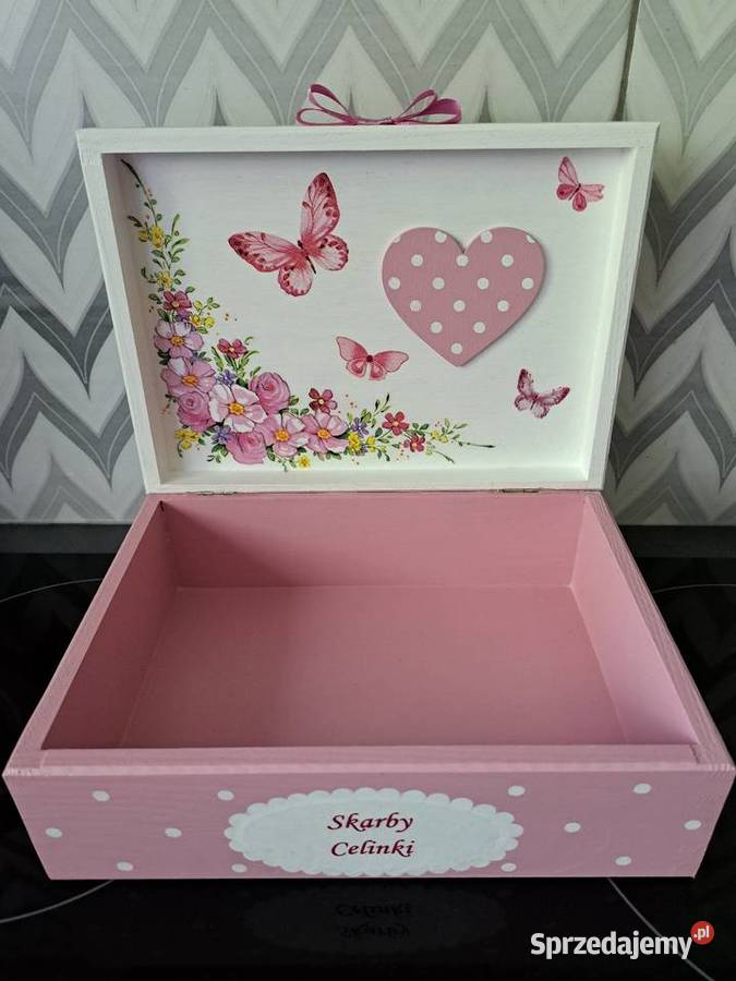 Szkatułka dziewczynki z imieniem handmade Kędzierzyn-Koźle