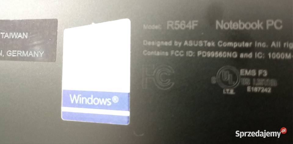 Laptop Asus VivoBook R564FA 156 i5 8GB 256GB SSD Bełchatów