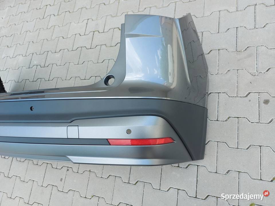 Skoda Enyaq 5LA iV60 ZDERZAK TYŁ KOMPLETNY SZARY Karoseria sprzedam