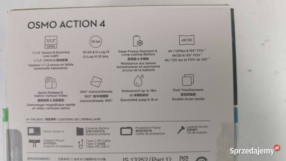 Kamera sportowa DJI Osmo Action 4 Essential śląskie Katowice