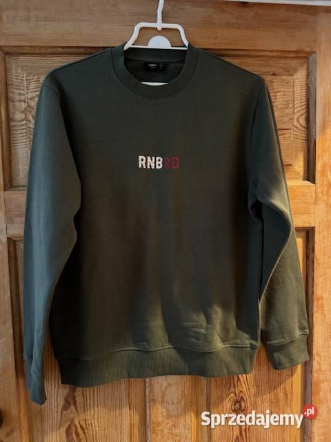 Carry Bluza męska M zielona z nadrukiem z przodu