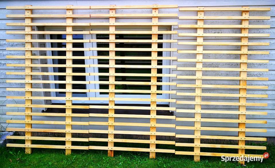 Trejaż drewniany pergola kratownica ozdoba Architektura ogrodowa Radków