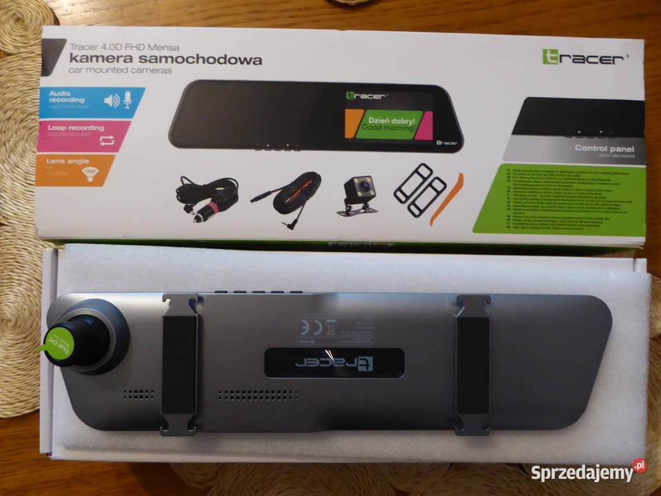 Nieużywany rejestrator jazdy w lusterku TRACER Olsztyn sprzedam