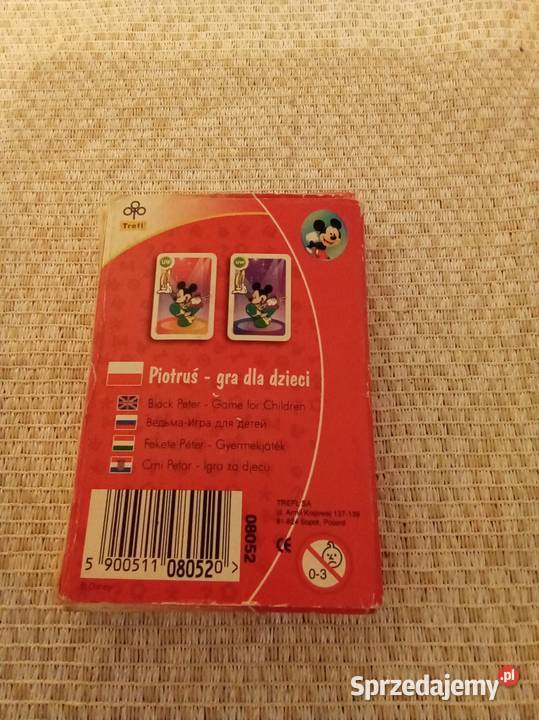 Trefl gra Piotruś do nauki literek myszka Miki mazowieckie Warszawa