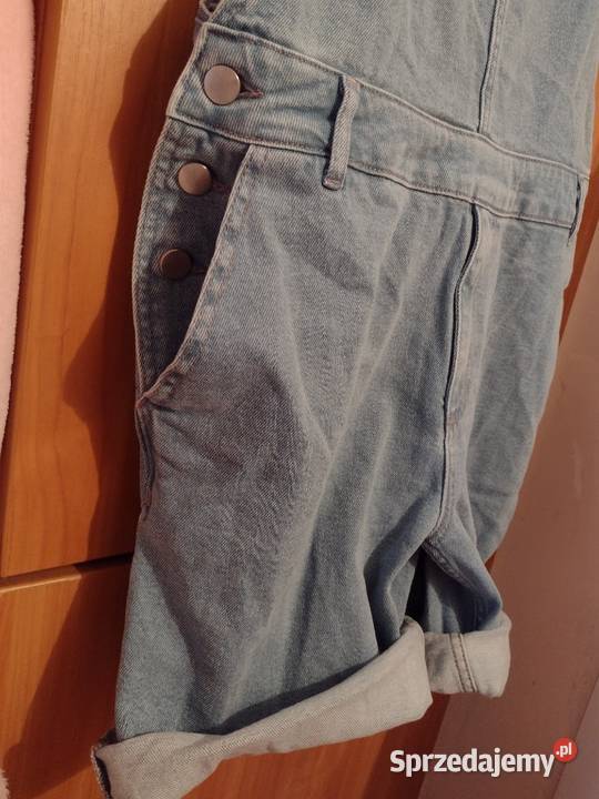36S ASOS Dżinsowe spodnie szorty ogrodniczkiNOWE Rozmiar 36(S) Kraków sprzedam