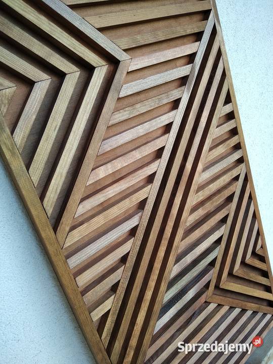 3D Obraz dekoracja panel ozdobny z drewna 80 x Gdynia