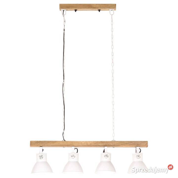 vidaXL Industrialna lampa sufitowa biała E27 Warszawa