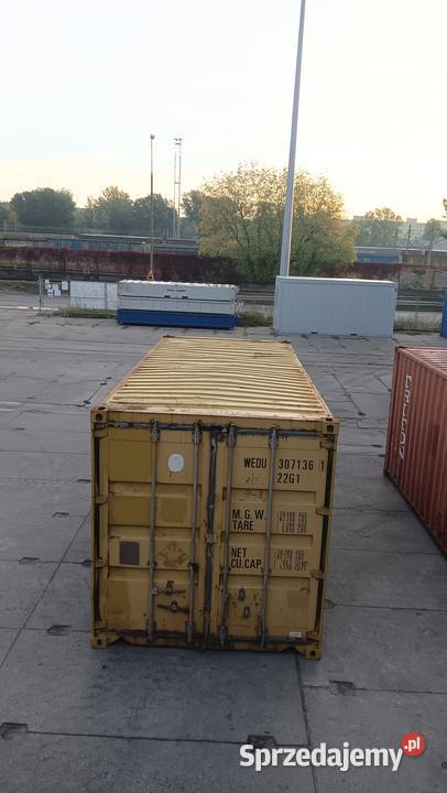 Kontener morski 20 DV 6 metrowy sprawny Pewny mazowieckie Sochaczew sprzedam