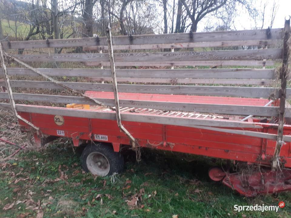 Przyczepa samozbierajaca Przyczepy rolnicze Lipnik