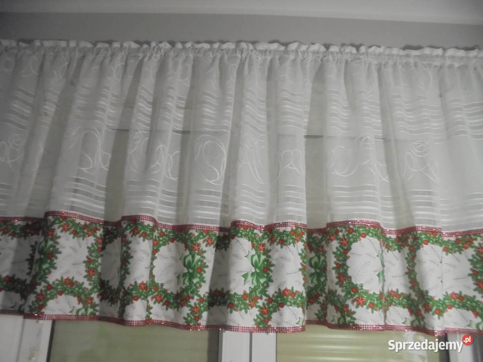 firanka świateczna z cyrkoniami glamur 275 90 Włocławek