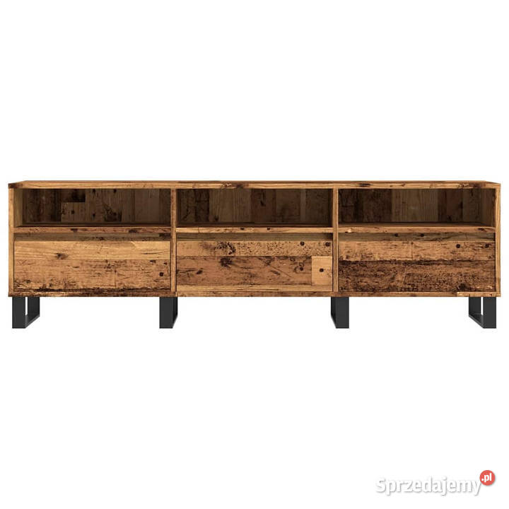 Szafka pod TV stare drewno 150x30x445 WM857193 RTV Warszawa