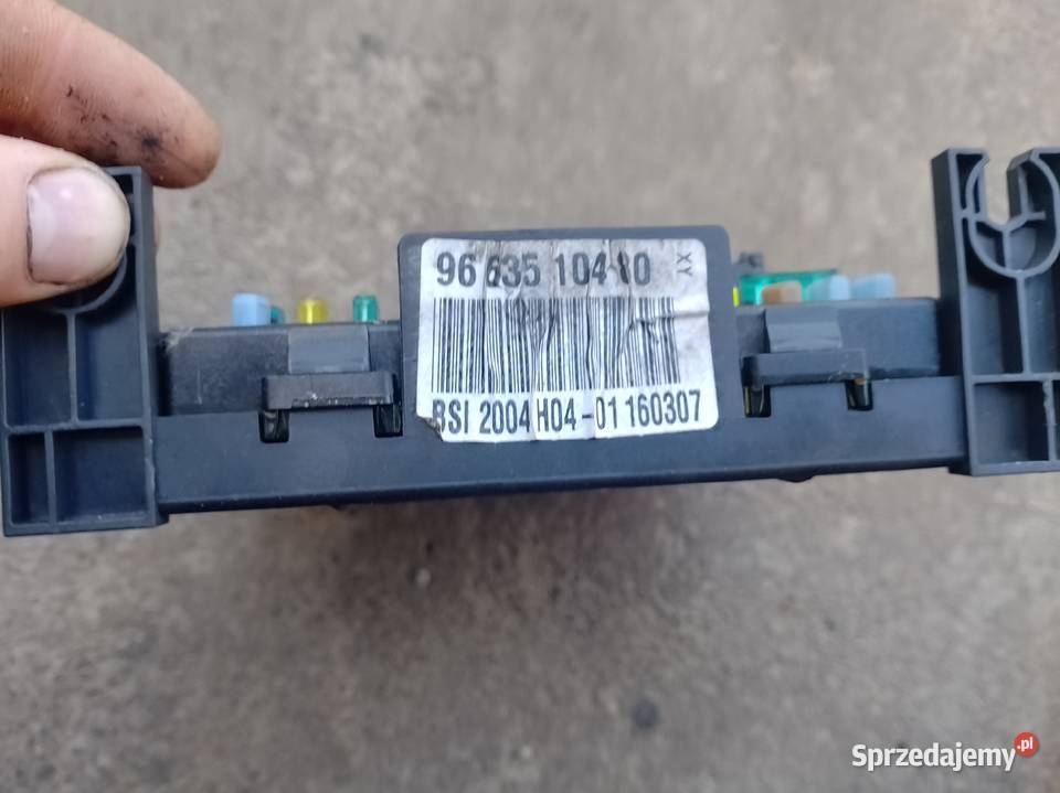 Moduł bsi w środku peugeot 407sw 9663510480 Wyrzysk sprzedam
