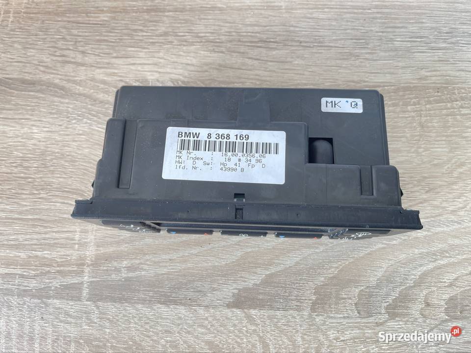 BMW e36 panel klimatyzacji klimy climatronick Chełm