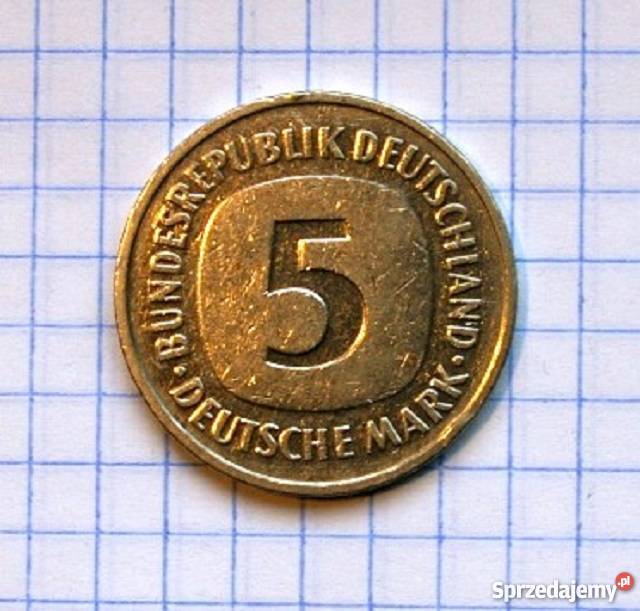 5 MAREK 5 MARK 1982 G NIEMCY Piszczac sprzedam