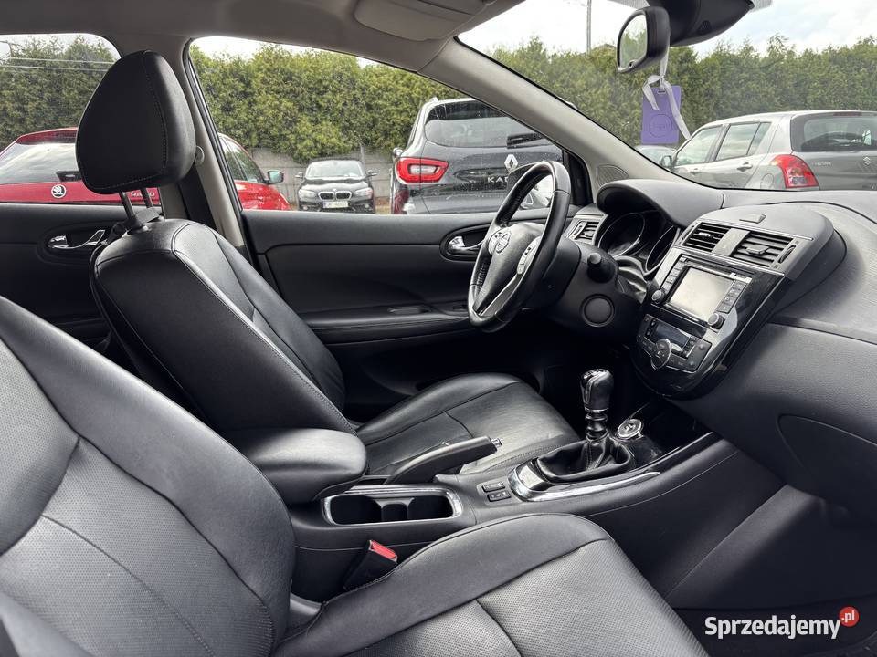 Nissan Pulsar GWARANCJA skórzana tapicerka Pulsar Paniówki
