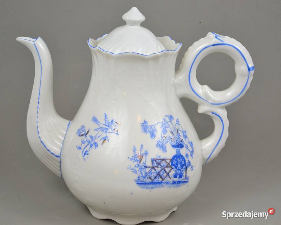 Stary dzbanek do kawy z serii CHINA BLAU Pomiechówek