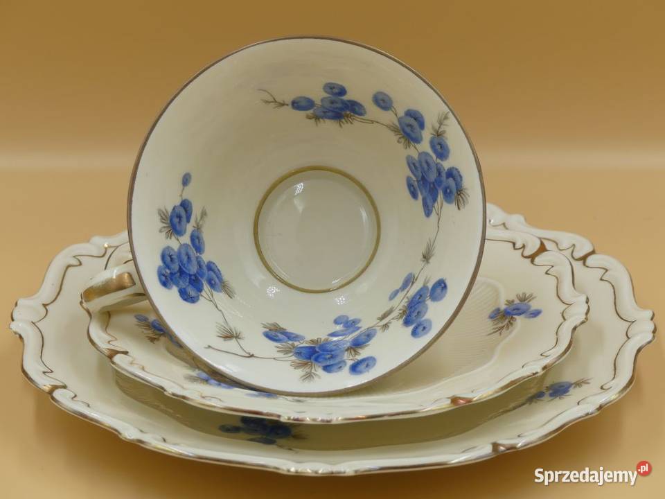 Komplet śniadaniowy Sorau niebieskie Mimose Poznań