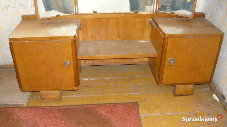 Toaletka z okresu PRL stara z lustrami podlaskie Sokółka